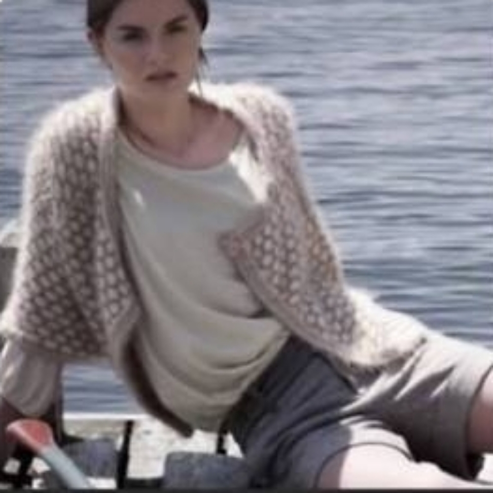 Anthropologie Moth Empty Real Angora Sweater Sz XS